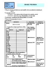 Giáo án môn Tiếng Anh Khối 8 - Chương trình học kỳ 1